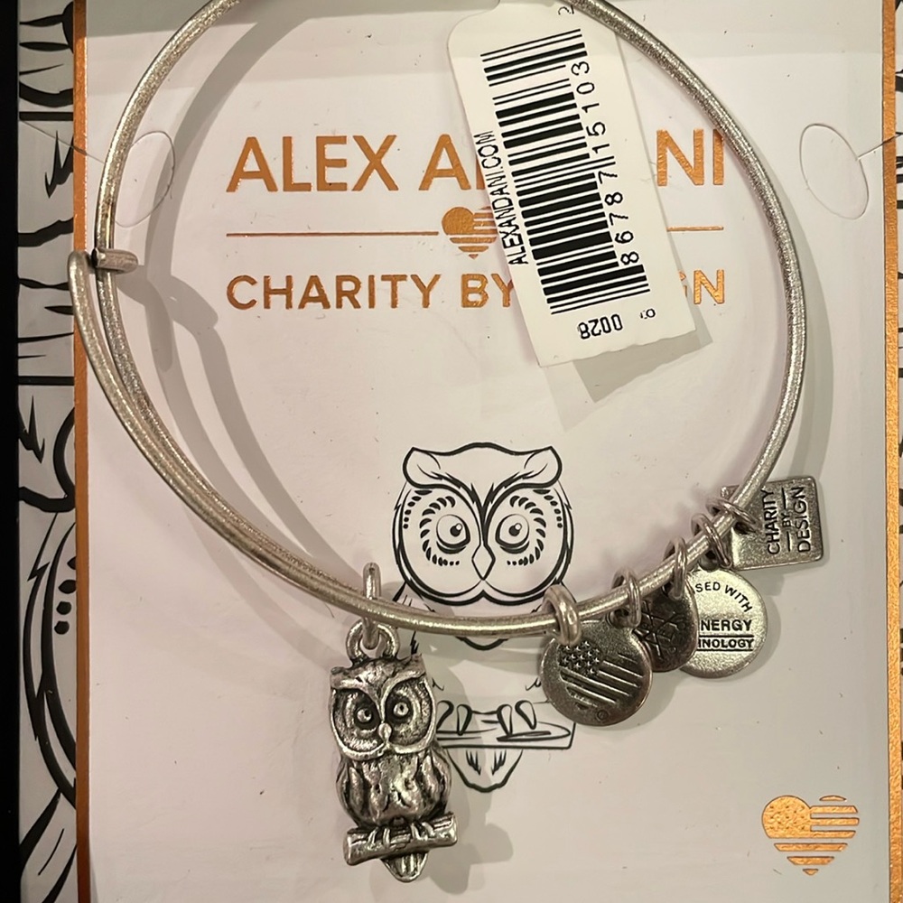 Alex And Ani Owl Bracelet New